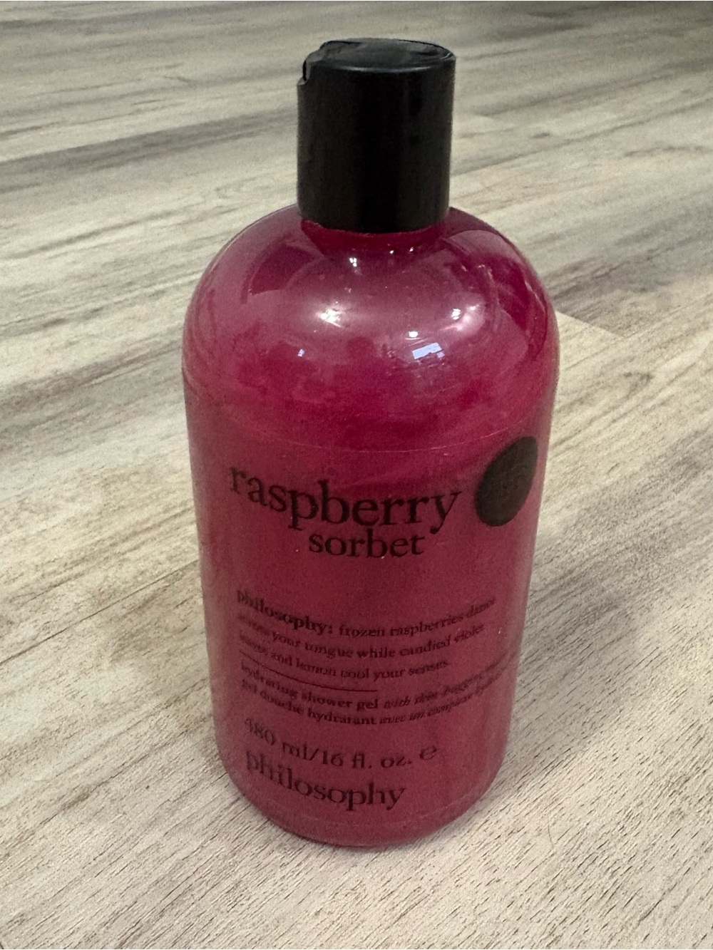 Philosophy Raspberry Sorbet Hydrating Shower Gel in a 16 fl. oz NWT
